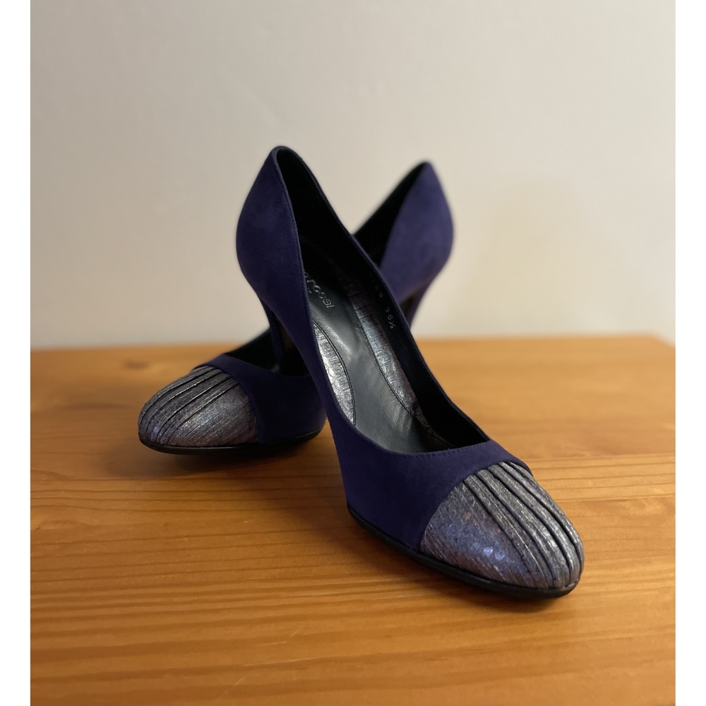 Sergio Rossi Suede Cap-Toe Pumps